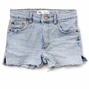 Zara Light Blue Denim Kids Shorts